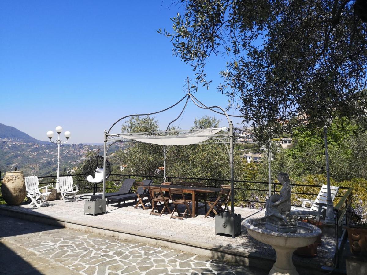 La Vivagna - Casa Vista Mare Tra Gli Ulivi Leivi Exterior foto