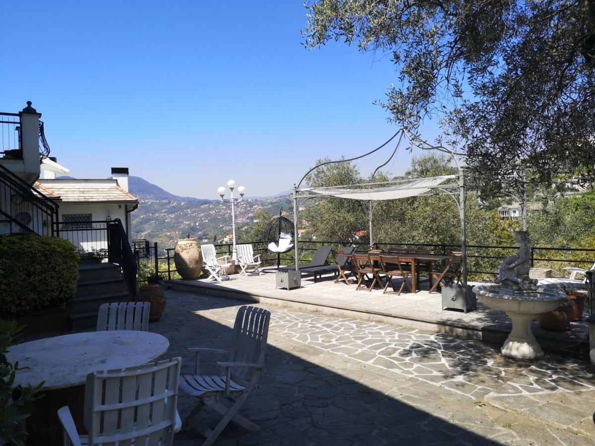 La Vivagna - Casa Vista Mare Tra Gli Ulivi Leivi Exterior foto